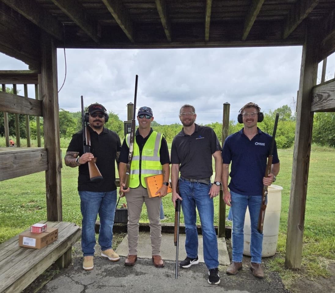 Business professionals shaking hands